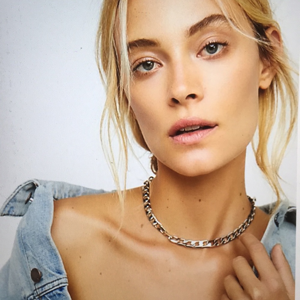 Free People Lost Boys Chain Collar Necklace